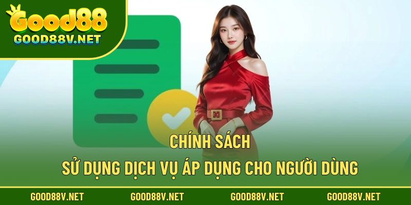 Chính sách sử dụng dịch vụ áp dụng cho người dùng