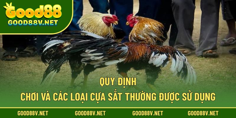 Quy định chơi và các loại cựa sắt thường được sử dụng